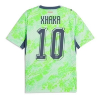 Camiseta Suiza Granit Xhaka #10 Segunda Equipación Replica Mundial 2026 mangas cortas